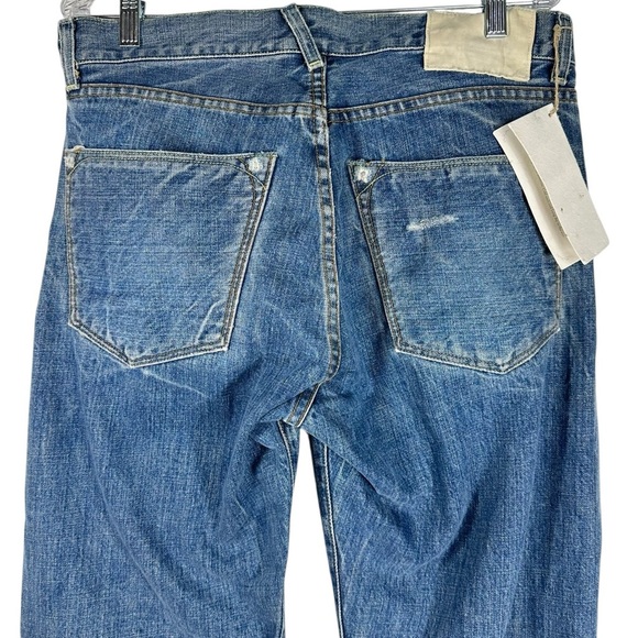 LOOMSTATE Men's New Organic Cotton Mission button fly Jeans Size 34 - Picture 7 of 13